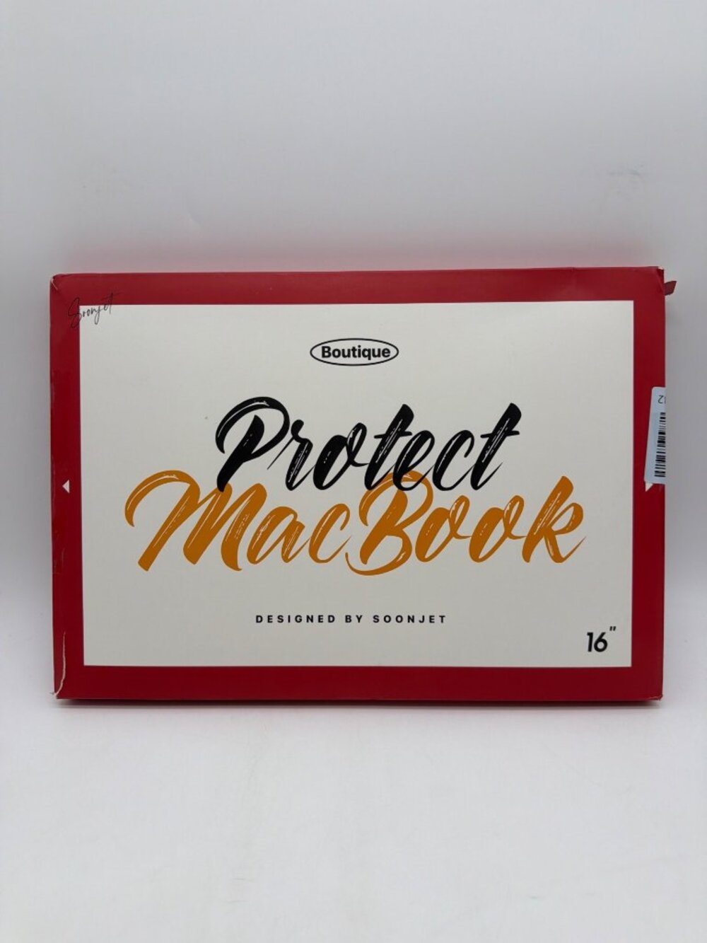 Soonjet Invisible Armor Case For MacBook Pro 16" 2026-2021 Space Black High Tran